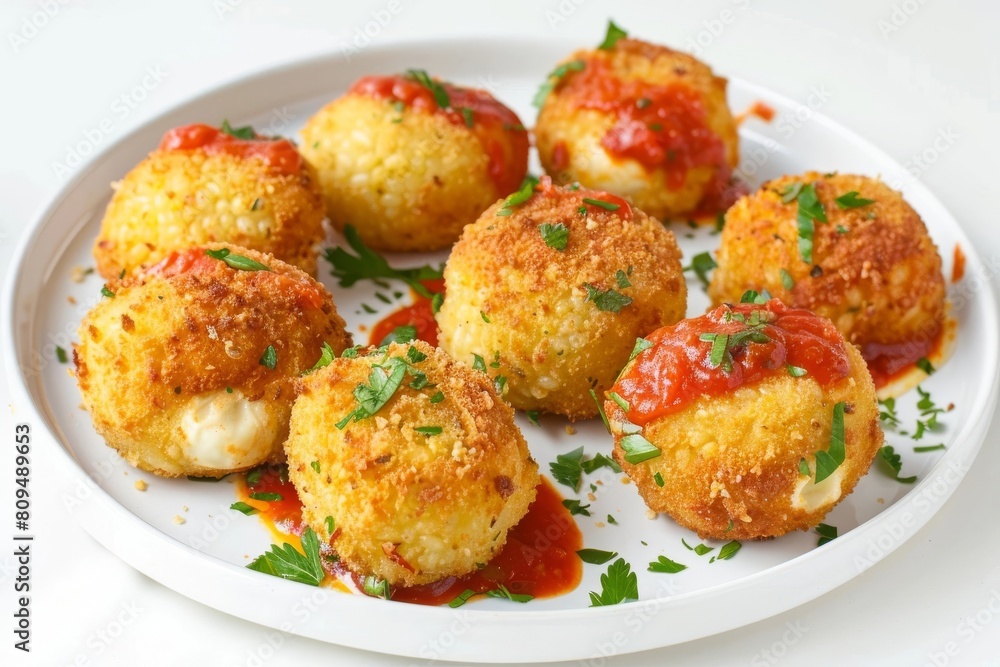 Satisfying Air Fryer Arancini with Rich Marinara Sauce Satisfying Air Fryer Arancini with Rich Marinara Sauce
