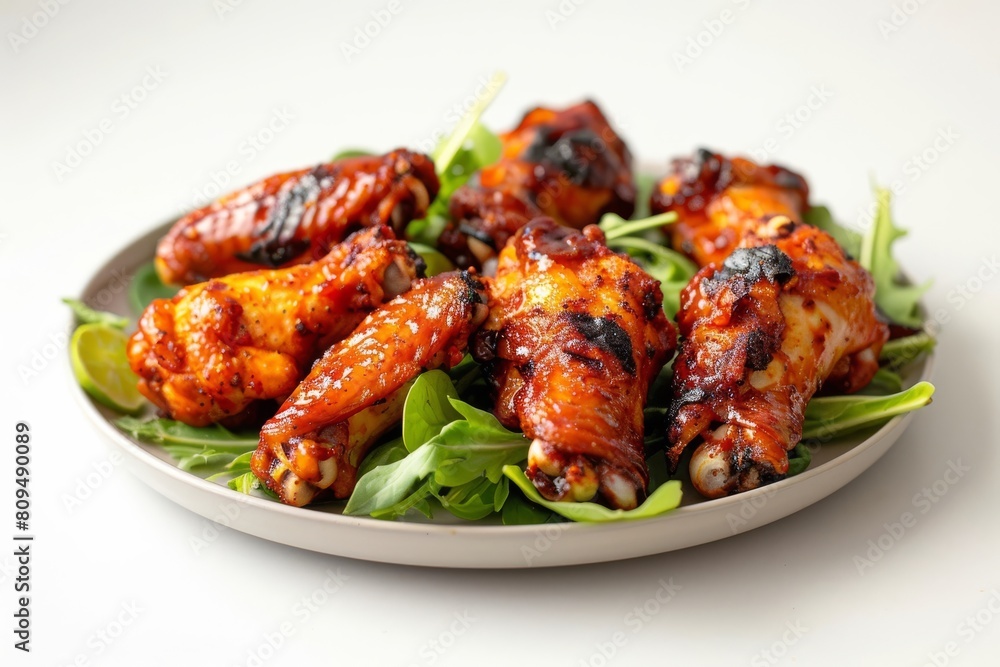 Golden-Brown Chicken Wings with Tangy Vinegar