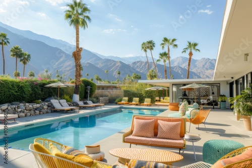 boutique hotel in Palm Springs with a retro-inspired