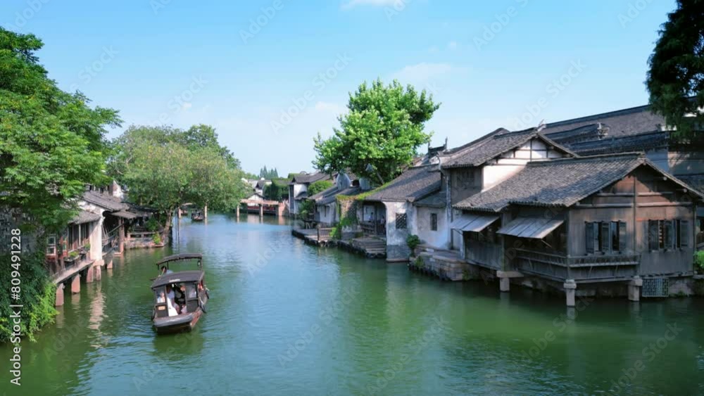 Wuzhen Ancient Town Scenic Area, Tongxiang, Jiaxing City, Zhejiang Province, China Wuzhen Ancient Town Scenic Area, Tongxiang, Jiaxing City, Zhejiang Province, China