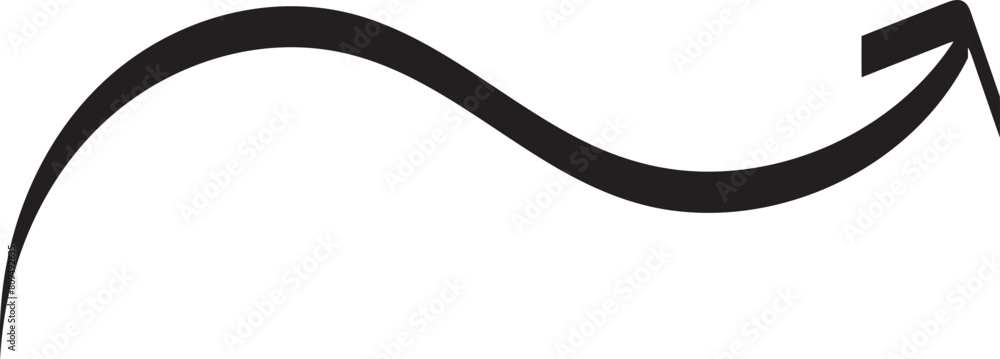 uniform straight up S curve arrow flat calligraphy brush uniform straight up S curve arrow flat calligraphy brush
