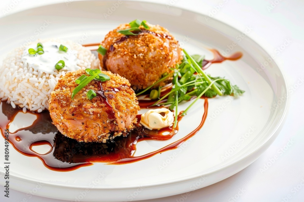 Ahi Poke Moco: Mouthwatering Culinary Creation with Enoki Mushroom Sauce Ahi Poke Moco: Mouthwatering Culinary Creation with Enoki Mushroom Sauce