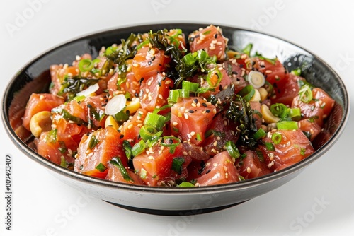 Ahi Poke Bowl with Seaweed Salad Harmony