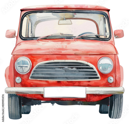 PNG  Cute car transportation automobile windshield. © Rawpixel.com