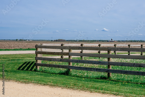 Rustic Fence and Farmland