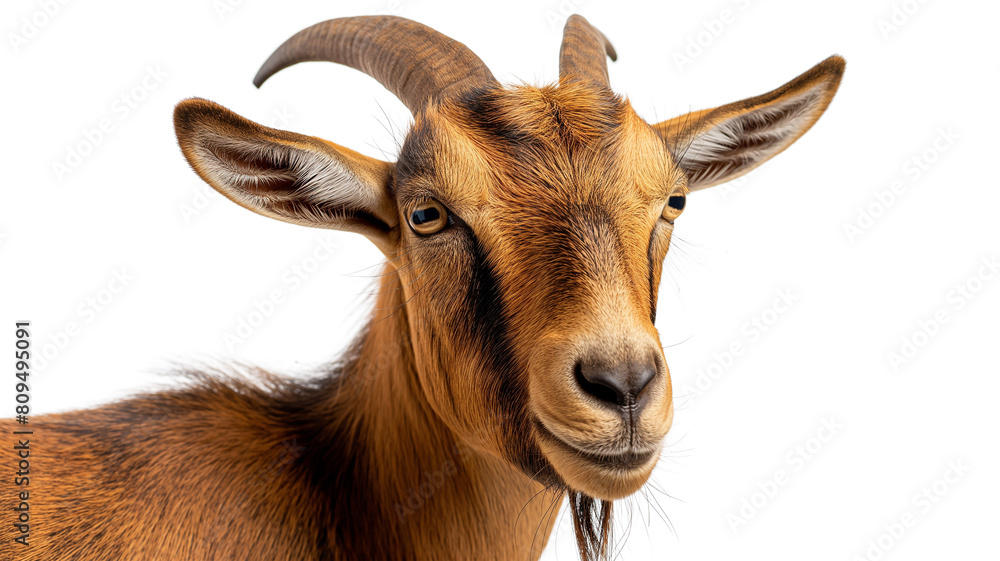 Fototapeta premium Goat Animal Realistic isolated on a transparent background