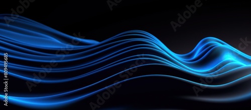 3d abstract blue wave background