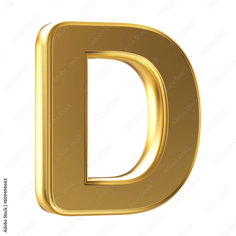 Gold 3d Font Uppercase . Golden Letter D Gold 3d Font Uppercase . Golden Letter D