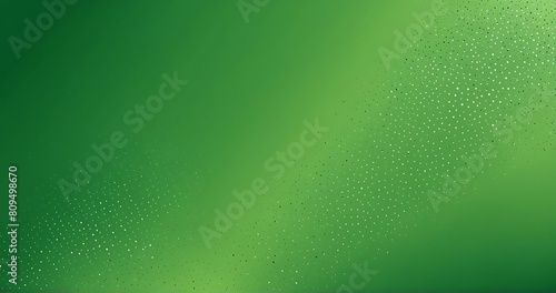 Abstract green gradient vector banner. Halftone dotted minimal contemporary long background