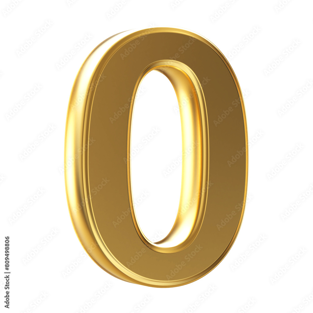 3d golden number 0