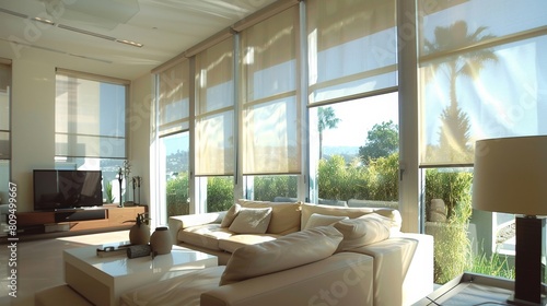 Lighting and Environment: Window treatments for natural light control © Exnoi