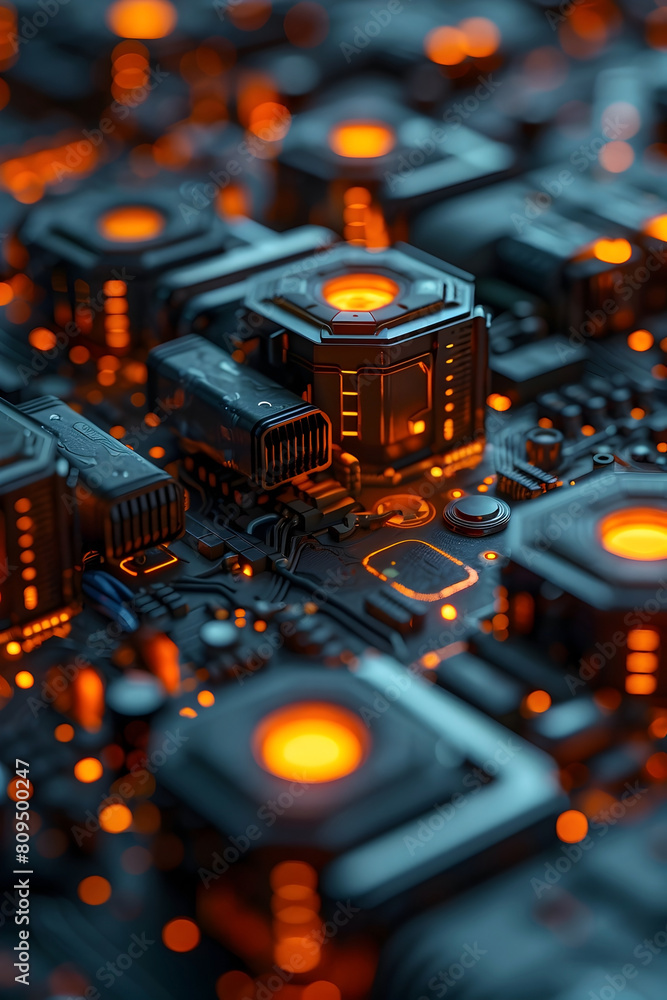 Immersive Close-up of Flexible Substrate Battery Showcasing Dynamic Charging Algorithms and Supercapacitor by Brutalist Architecture Immersive Close-up of Flexible Substrate Battery Showcasing Dynamic Charging Algorithms and Supercapacitor by Brutalist Architecture
