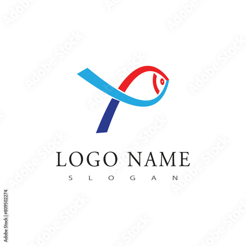 Fish logo vector template element symbol Free Download Fish logo vector template element symbol - GFXLoad