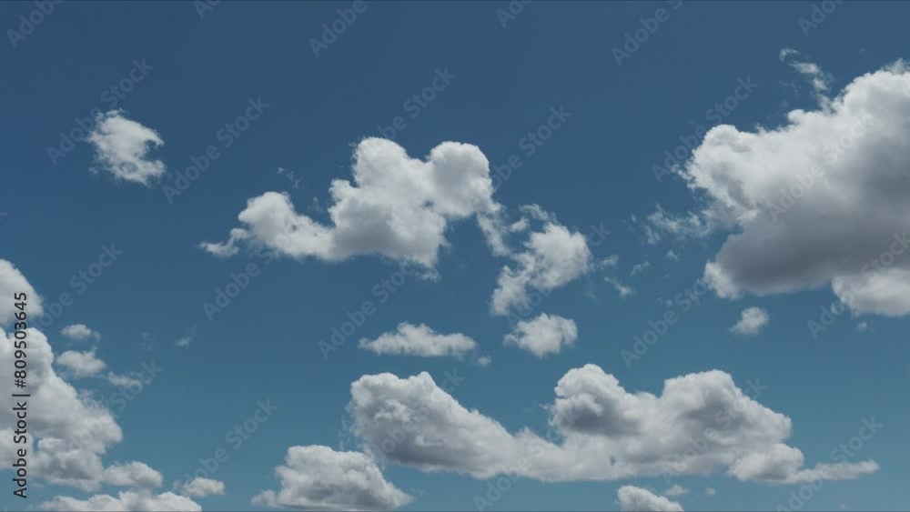 青空と雲のタイムラプス 青空と雲のタイムラプス