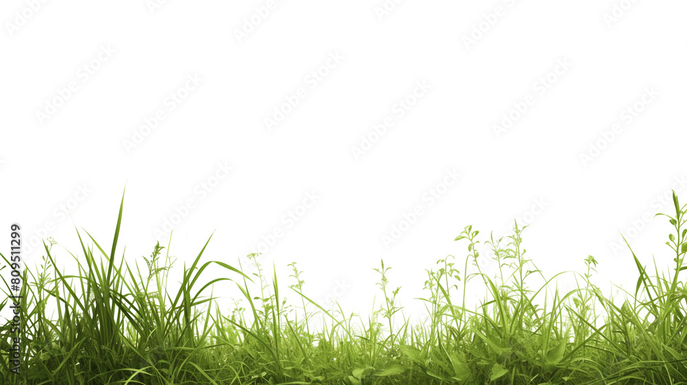 green grass isolated on white green grass isolated on white