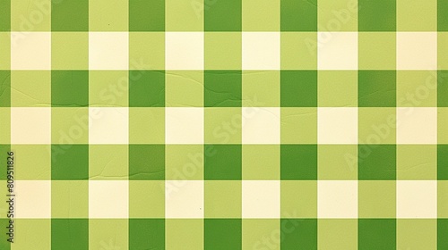 四角のチェック柄テクスチャー、緑7