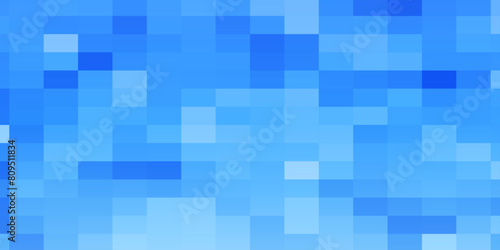 青い幾何学模様の背景　アブストラクト背景イラスト