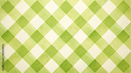 四角のチェック柄テクスチャー、緑9