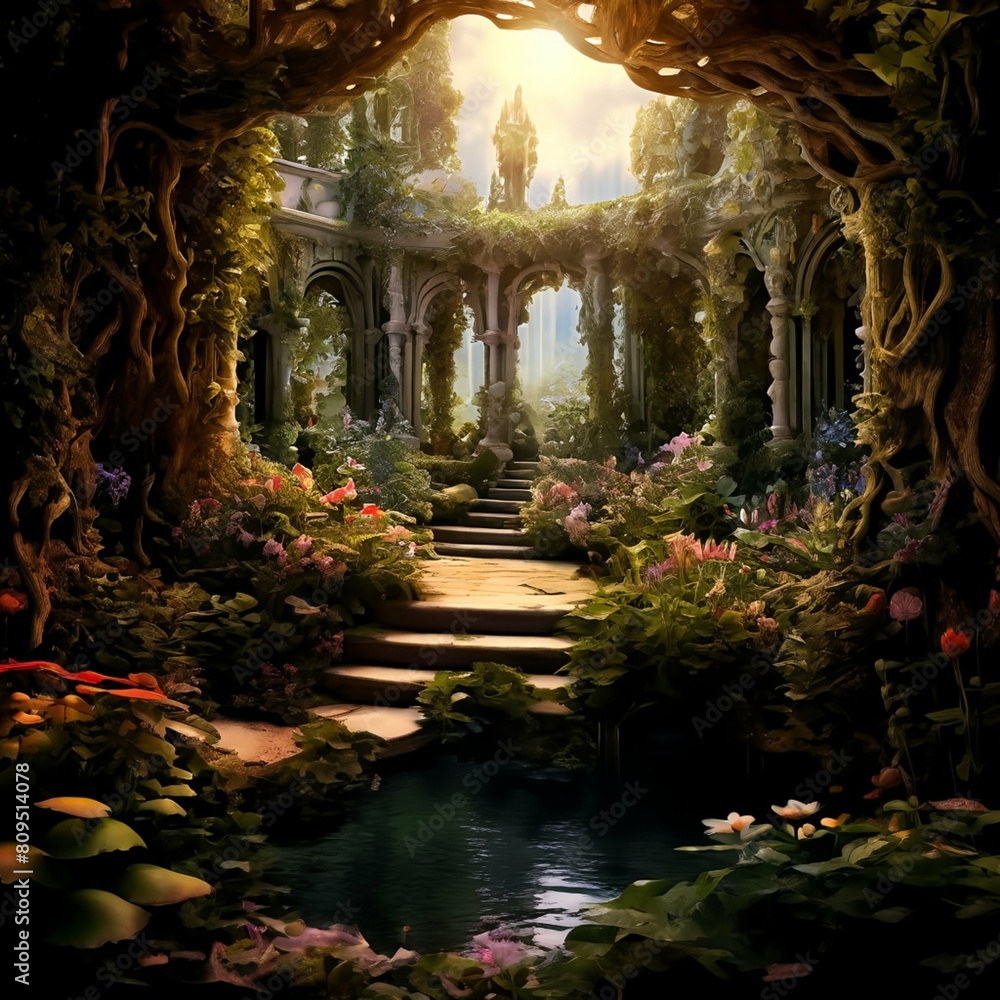 fantasy _secret-garden _with _beauty _of _nature