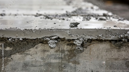 Self-healing concrete: Contains bacteria that produce limestone to fill cracks in concrete, extending the material's lifespan photo