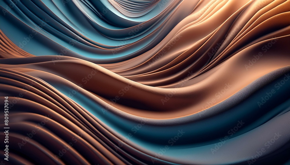 Obraz premium An image featuring a soft gradient mimicking a sunrise, blending from a gentle peach