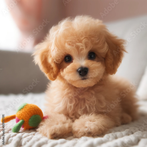 toy poodle puppy（Generative AI）