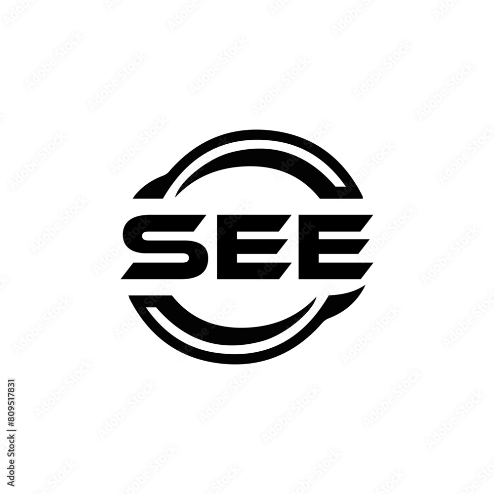 SEE logo. S E E design. White SEE letter. SEE, S E E letter logo design. Initial letter SEE letter logo set, linked circle uppercase monogram logo. S E E letter logo vector design.
SEE logo. S E E design. White SEE letter. SEE, S E E letter logo design. Initial letter SEE letter logo set, linked circle uppercase monogram logo. S E E letter logo vector design.