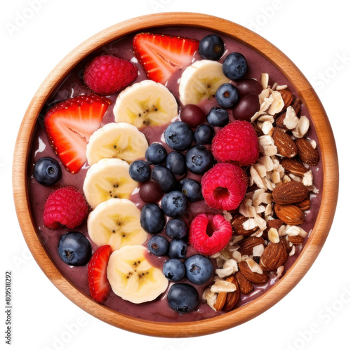 PNG  Acai bowl blueberry fruit plant. AI generated Image by rawpixel.