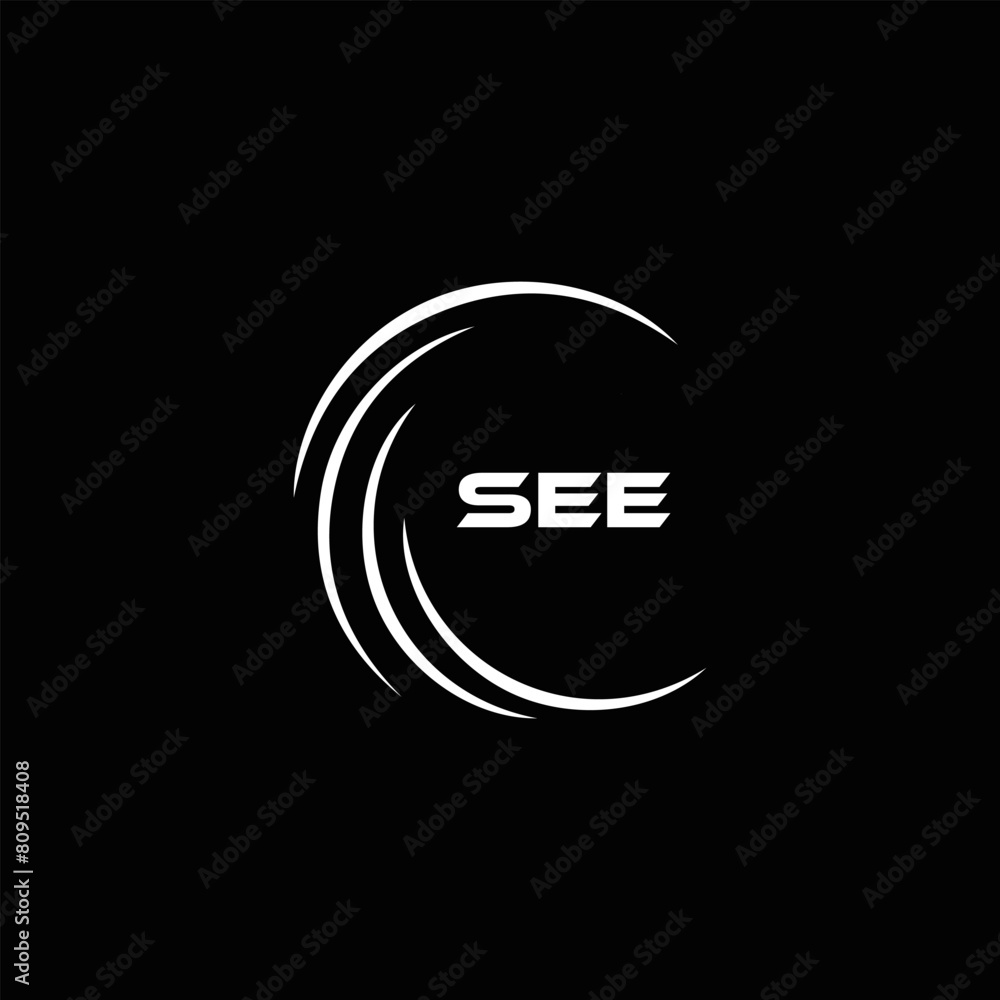 SEE logo. S E E design. White SEE letter. SEE, S E E letter logo design. Initial letter SEE letter logo set, linked circle uppercase monogram logo. S E E letter logo vector design.
SEE logo. S E E design. White SEE letter. SEE, S E E letter logo design. Initial letter SEE letter logo set, linked circle uppercase monogram logo. S E E letter logo vector design.