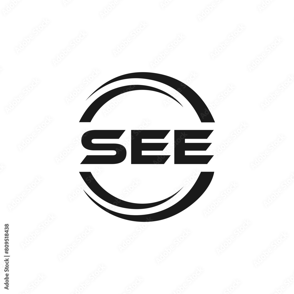 SEE logo. S E E design. White SEE letter. SEE, S E E letter logo design. Initial letter SEE letter logo set, linked circle uppercase monogram logo. S E E letter logo vector design.
SEE logo. S E E design. White SEE letter. SEE, S E E letter logo design. Initial letter SEE letter logo set, linked circle uppercase monogram logo. S E E letter logo vector design.