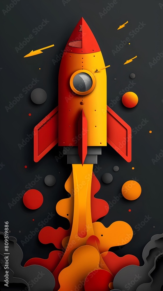 space exploration for a childrens book vector	
