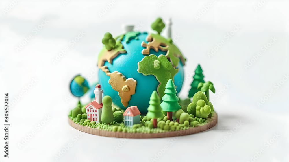 3D Flat icon as NGO Director Promoting Sustainable Development Goals concept as An NGO director promotes sustainable development goals to ensure long term economic growth and envir