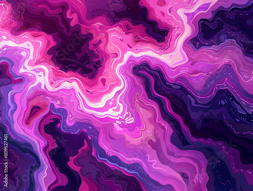 Abstract retro style groovy pink neon psychedelic 