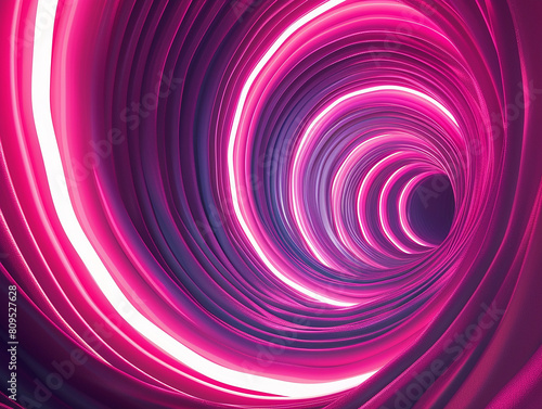 Abstract retro style groovy pink neon psychedelic  