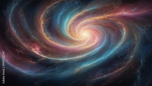 Step Into the Celestial Cosmic VintageChic Realm - Abstract Dreamy Galaxy Glory