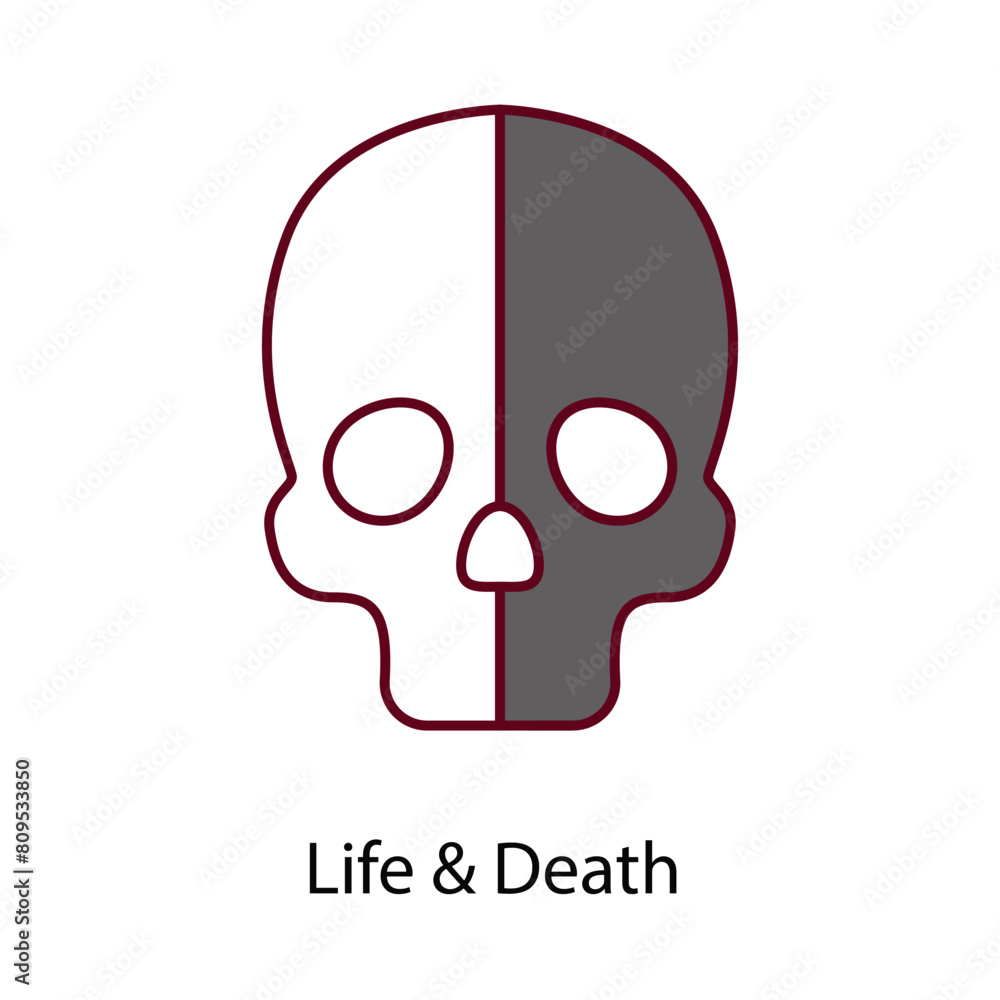 Life & Death icon. Vector Icon Design Life & Death icon. Vector Icon Design