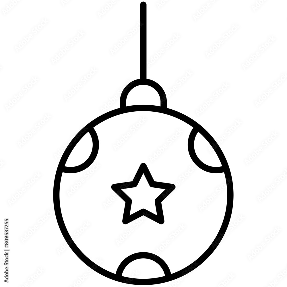 Christmas And New Year Outline Icon Pack Christmas And New Year Outline Icon Pack