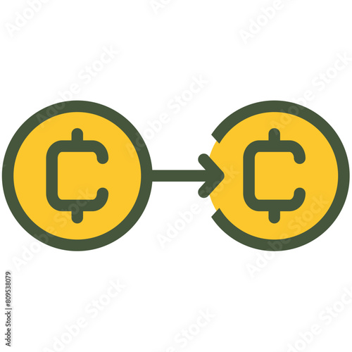 Cryptocurrency Coins Colored Icon Pack