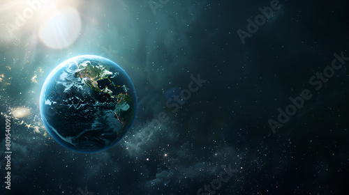 The planet earth in outer space wallpaper from deep space interstellar with nighty background 