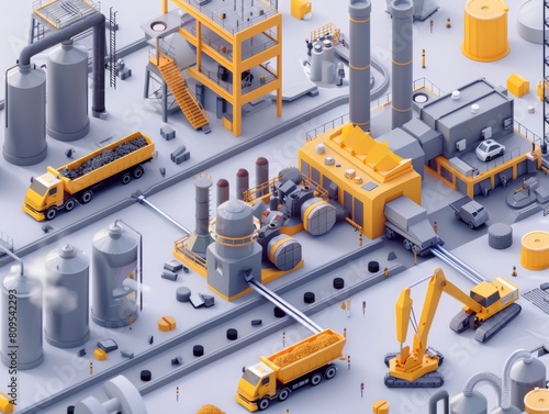 Data-driven animations demonstrating the lifecycle of a product from raw material extraction to disposal. 