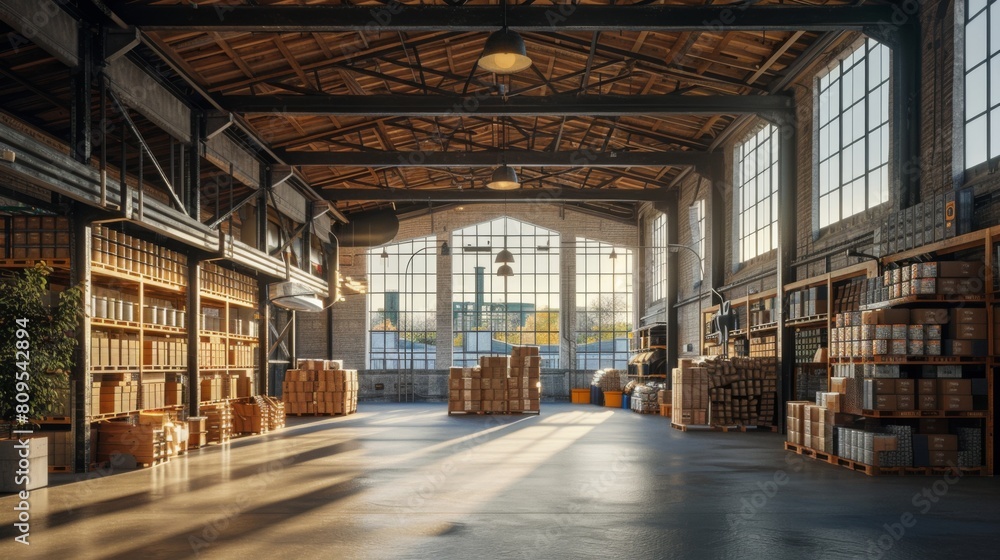 This is a photo of a warehouse