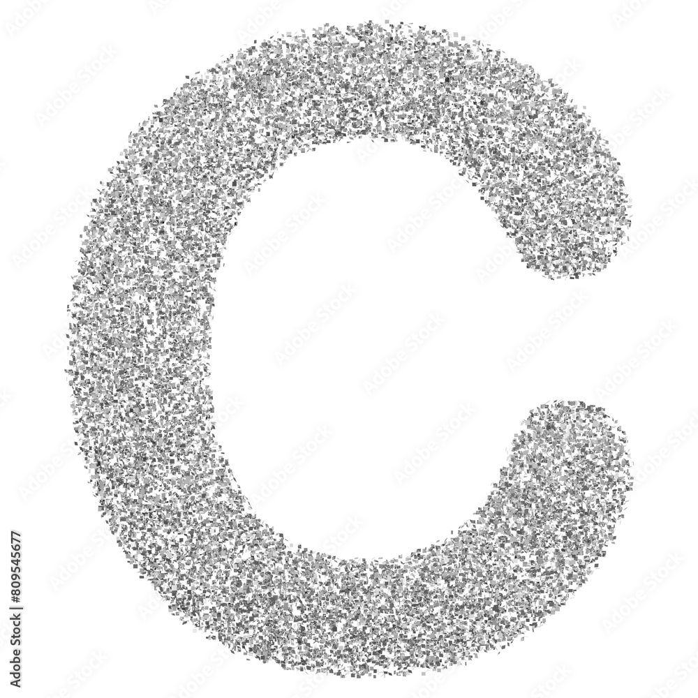Silver Glitter 3d Font Uppercase . Silver Glitter Letter C Silver Glitter 3d Font Uppercase . Silver Glitter Letter C