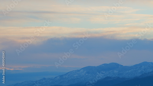 Sunrise In Mountains. Sunlight Landscape. Vibrant Dramatic Sky On Sunrise. © artifex.orlova