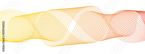 Abstract colorful modern stream wave line transparent background. Business curve lines in transparent background. Curved wavy lines tech futuristic motion background.