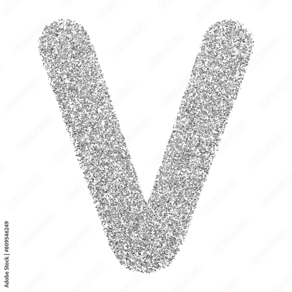 Silver Glitter 3d Font Uppercase . Silver Glitter Letter V Silver Glitter 3d Font Uppercase . Silver Glitter Letter V