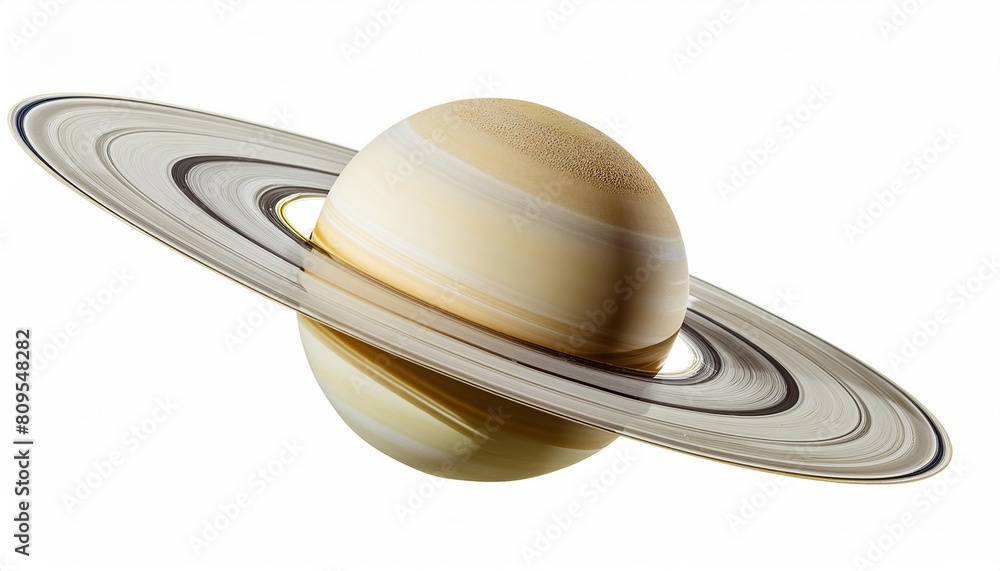 Planet Saturn isolated on white background Planet Saturn isolated on white background
