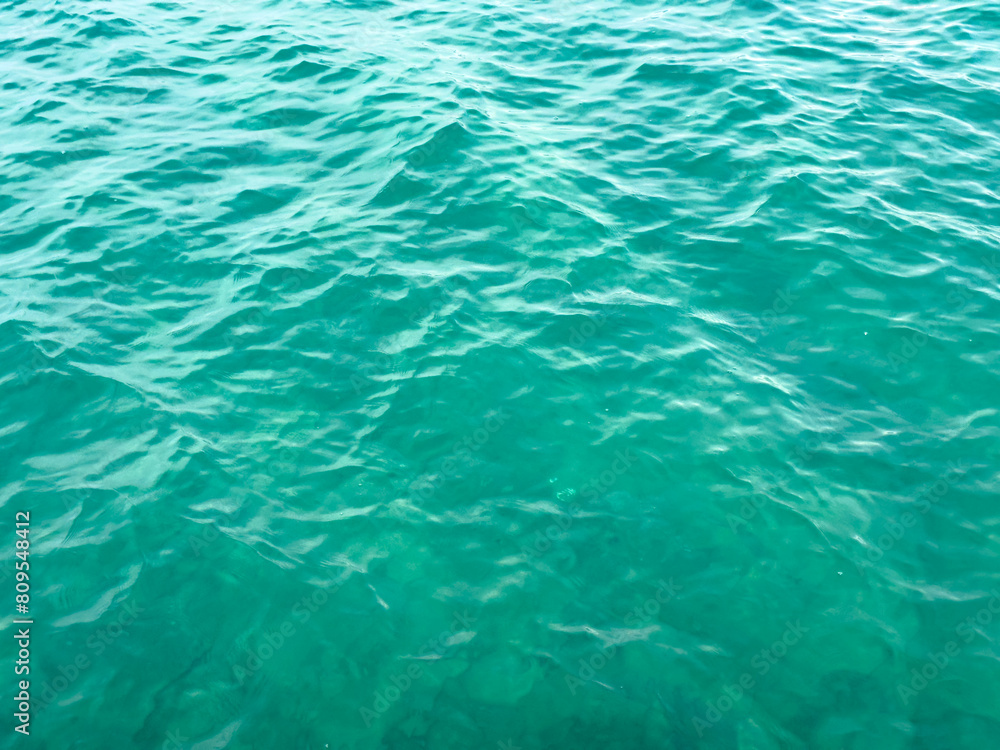 Turquoise water texture. Summer concept.