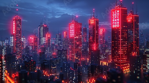 Wallpaper Mural Futuristic high-definition digital fusion, clever integration of artificial intelligence, machine learning, and big data elements in a high-tech style, science, artificial intelligence technology, inn Torontodigital.ca