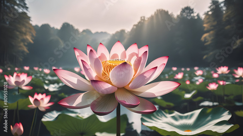 pink lotus flower