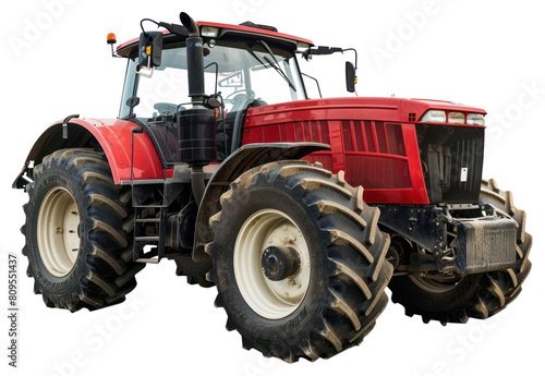 PNG New farm tractor vehicle white background transportation.